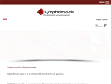 Tablet Screenshot of lymphoma.dk